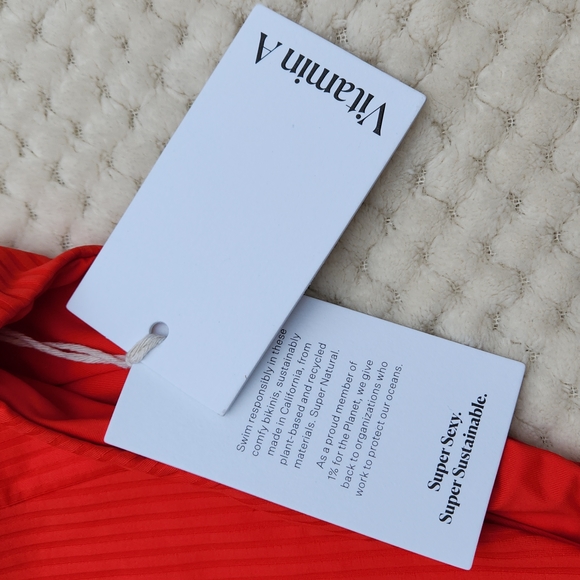 Nwt Vitamin A Sienna High Waisted Bikini Bottoms - Picture 8 of 9